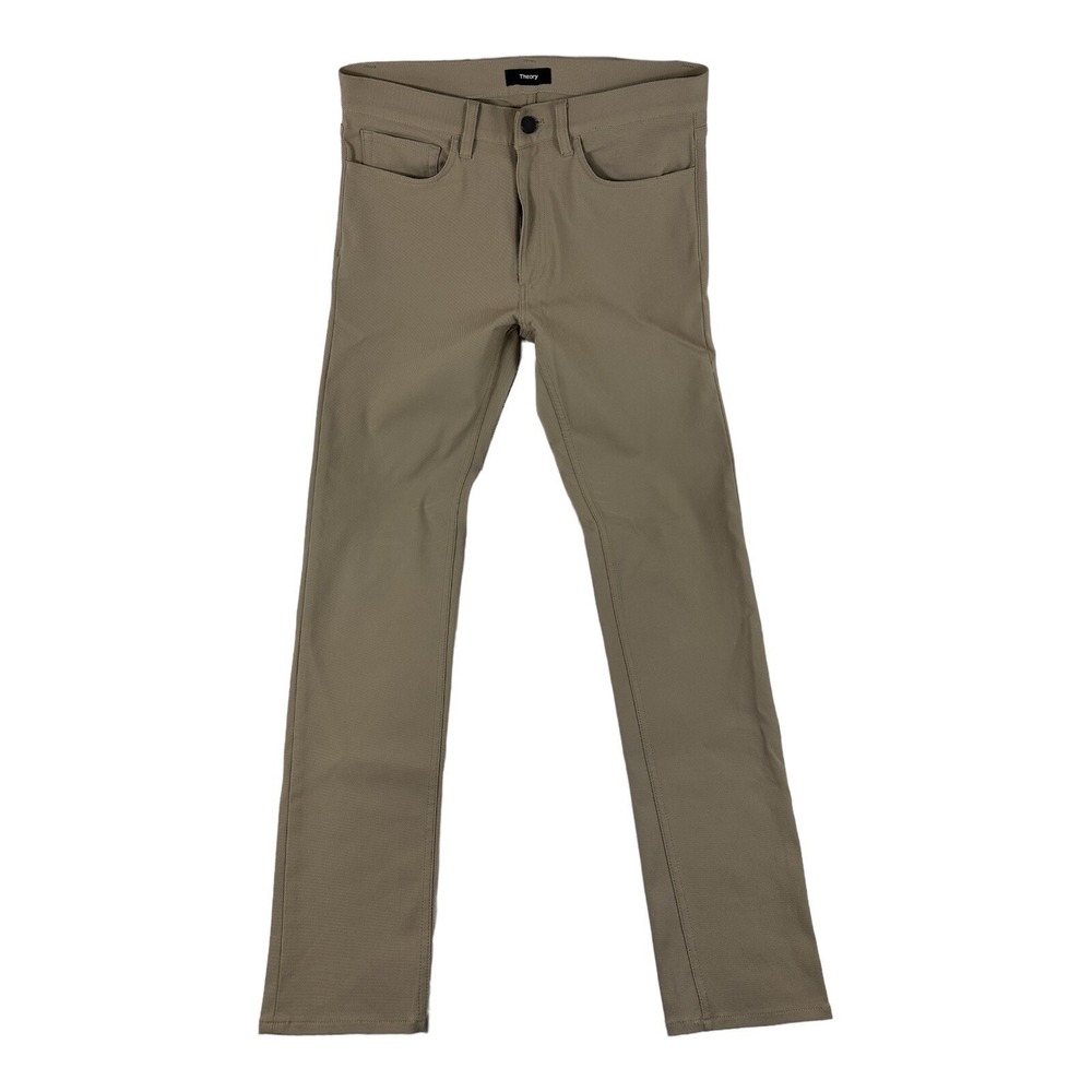 Theory Brown Knit Performance Neoteric Mens 5 Pocket Pant Size 29x32